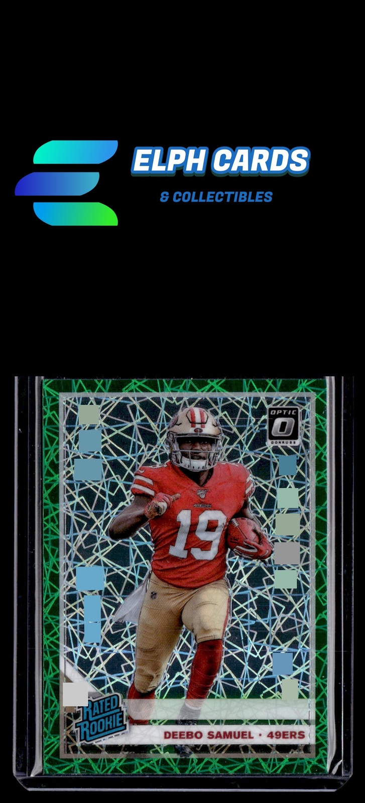 2019 Donruss Optic #167 Deebo Samuel Green Velocity