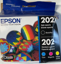 Epson 202XL Black 202 Cyan Yellow Ink Set T202XL-BCS T202XL120 T202520 1373