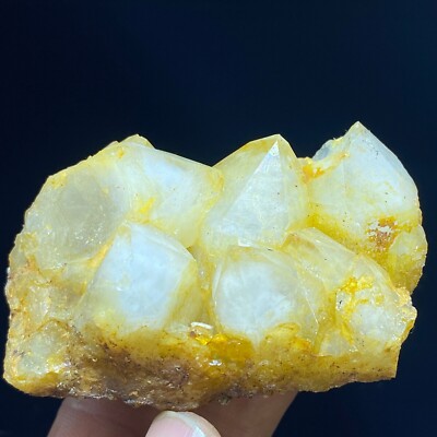 120g Natural Milky White Crystal Matrix Mineral Specimen/Inner Mongolia