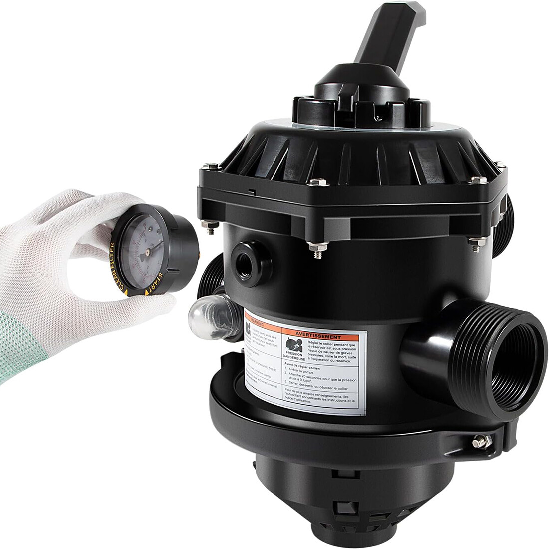 for Pentair Multiport 1.5 Inch Top Mount Backwash Valve Sand