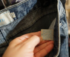 Cochni size 31 waist 100% cotton blue jeans with bead designs — photo 4