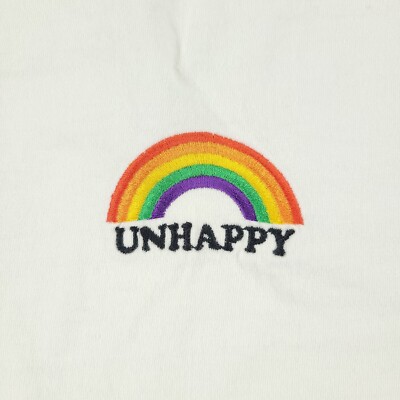 unhappy rainbow shirt