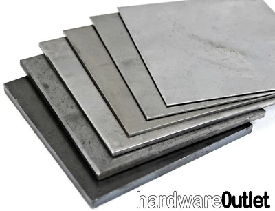 SGS GUILLOTINE CUT PRODUCTS Quality STEEL SHEET METAL 0.9 - 5.0 mm Thick UK Guillotine Cut New Metal Plate