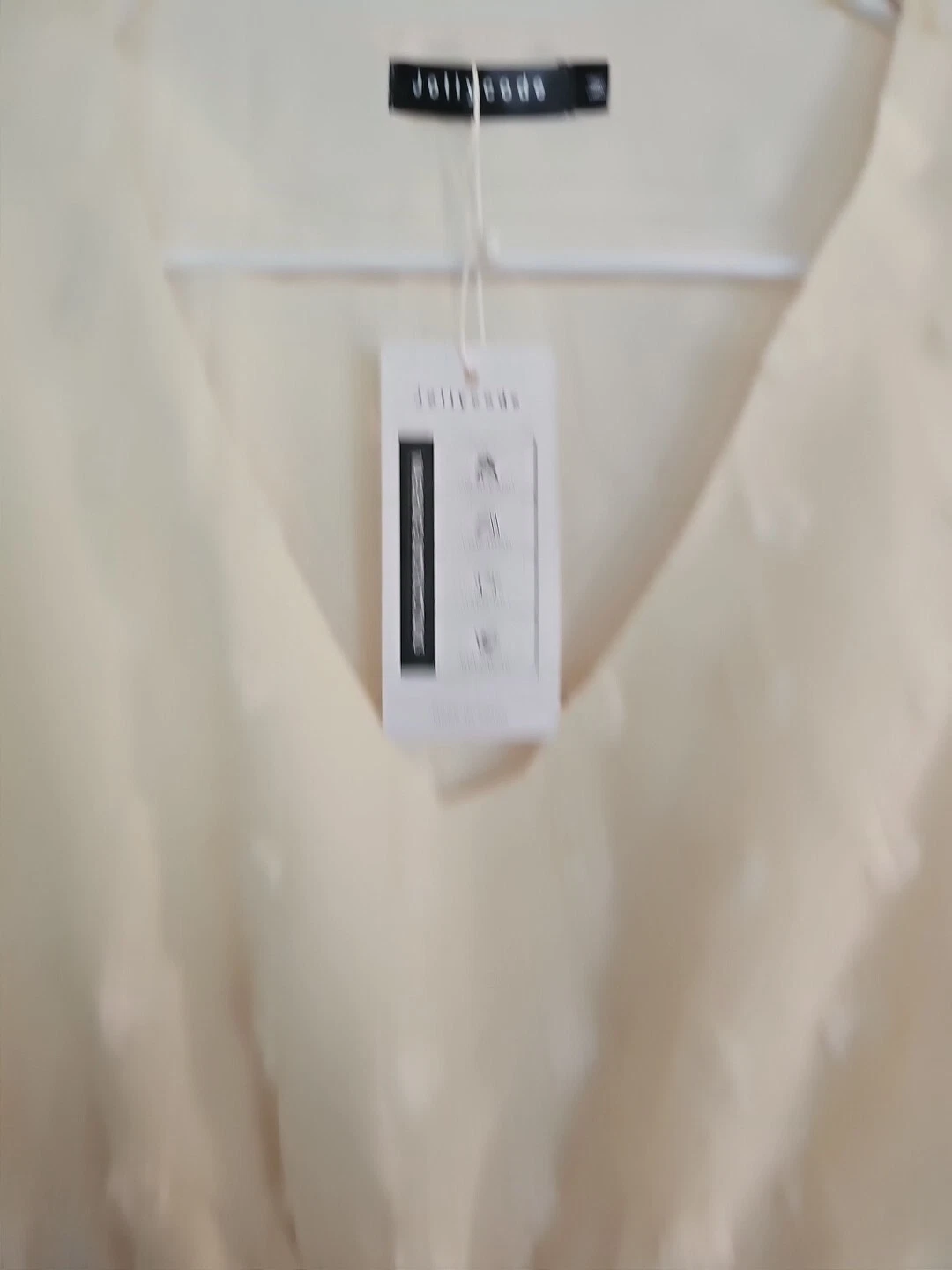 OFF WHITE Abito nuovo di zecca con etichette jolly code taglia media bianco sporco carino