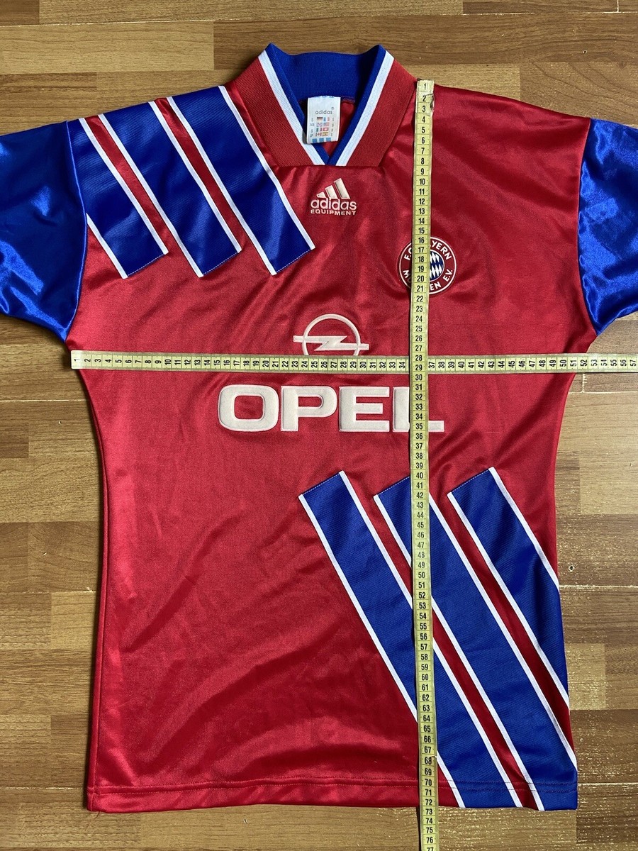BAYERN MUNICH 1993 1995 HOME FOOTBALL SHIRT SOCCER JERSEY ADIDAS