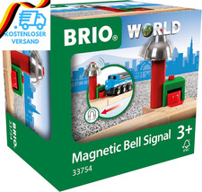 BRIO World 33754 Magnetisches Glockensignal - Eisenbahnzubehör Holzeisenbahn - K