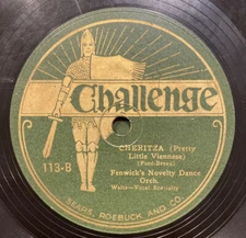 FENWICK'S NOVELTY DANCE ORCH 78 rpm CHALLENGE 113 CHERITZA