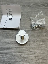 ICO Bath Volkano V63234 Summit Single Robe Hook Brushed Nickel *Scratches*