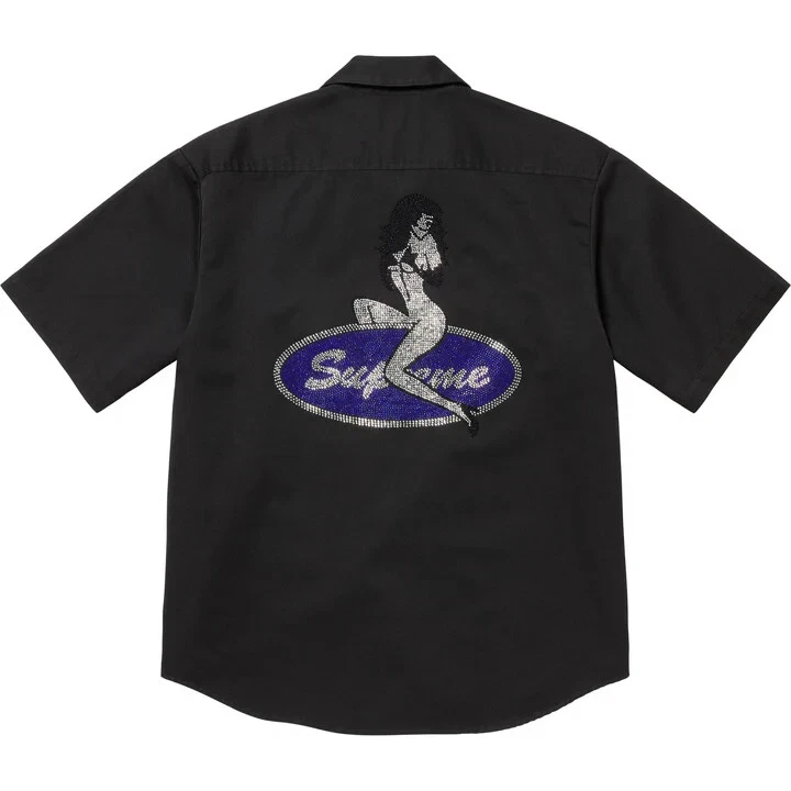 Supreme Black Casual Button-Down Shirts for Men for sale | eBay