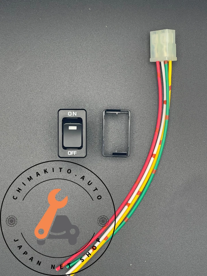 Interruptor basculante de tablero Isuzu NPR/NQR 24V genuino OE 8973105630 cabina interior Foto 4 de 4