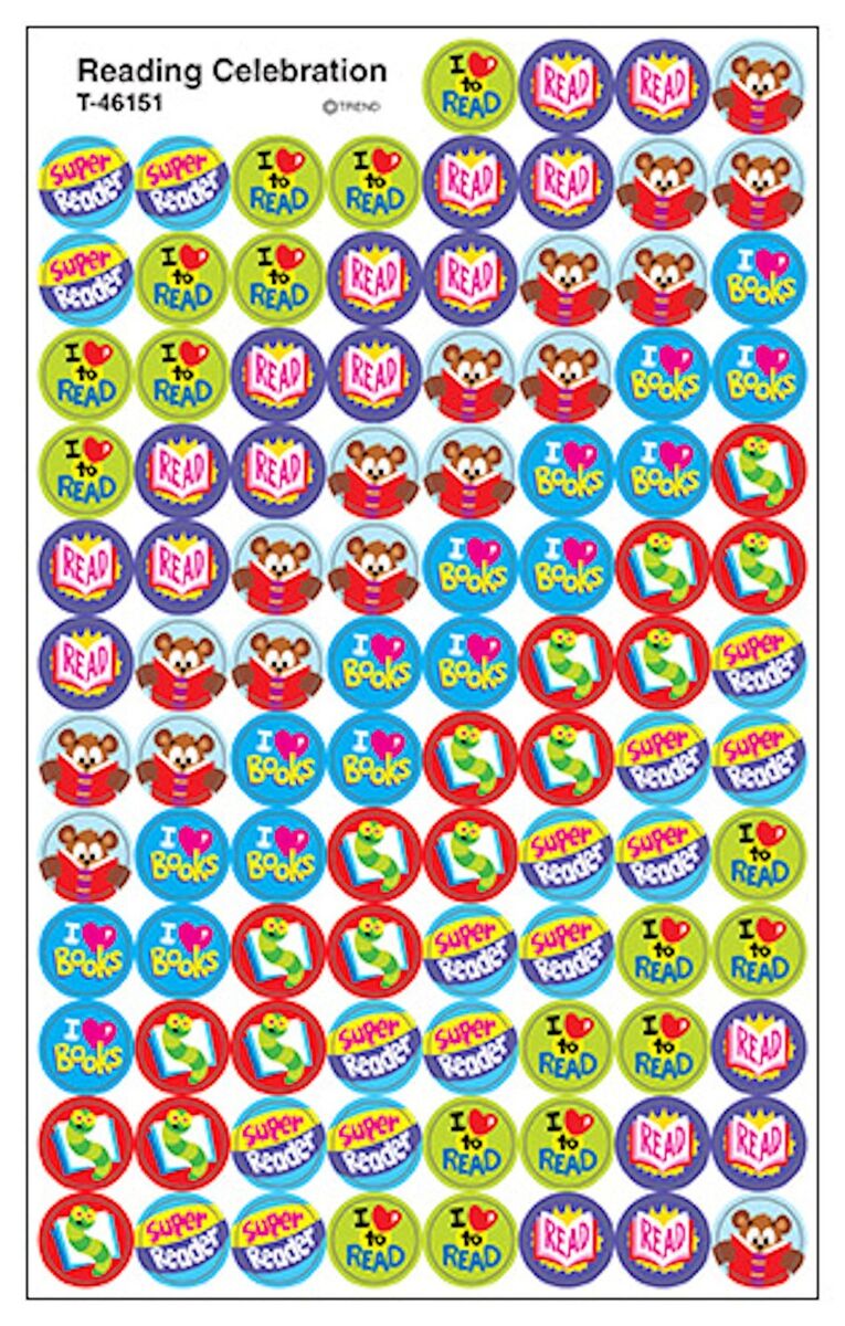 24 Printable Teacher Stickers
