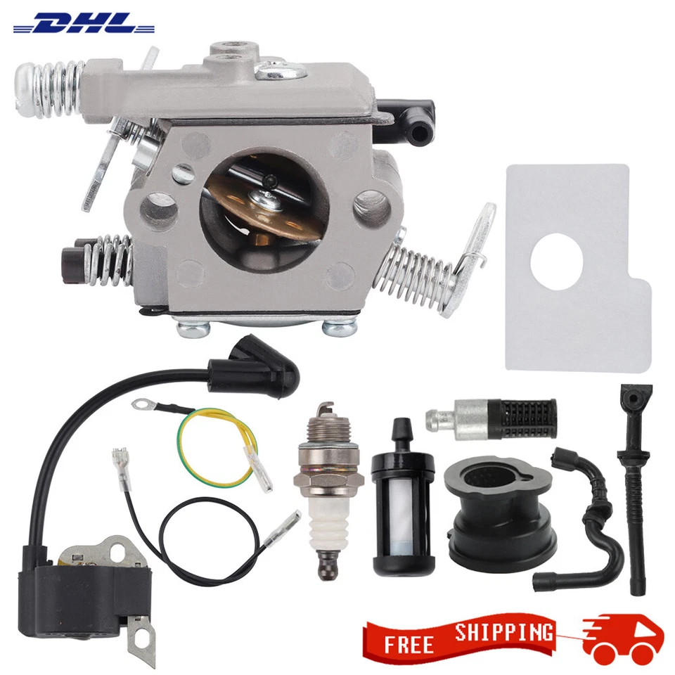 Vergaser Zündspule Luftfilter Zündkerze für Stihl 017 018 MS 170 MS 180 DE stock - Bild 3 von 4