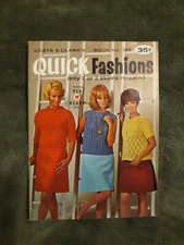 Coats & Clark's "Quick Fashions"  2 or 3 Skeins required BOOK # 185 