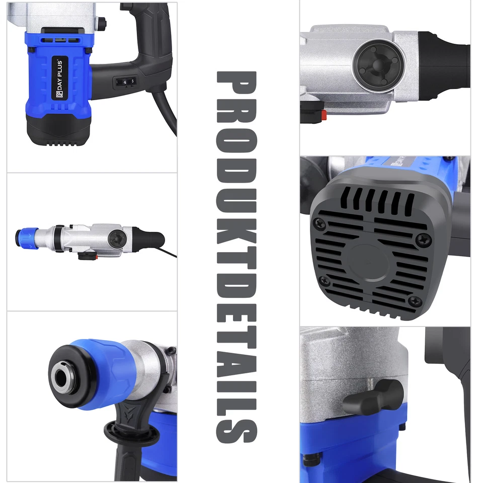 Multy-pupose Schnurgebundene 1500W Drehhammer Elektrische Breaker Bohren DIY DE - Bild 3 von 4