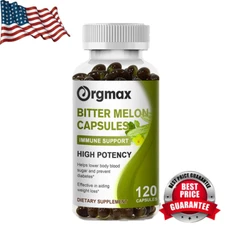 Bitter Melon Extract Capsules Help Lower Blood Sugar Immune Support Weigh Loss