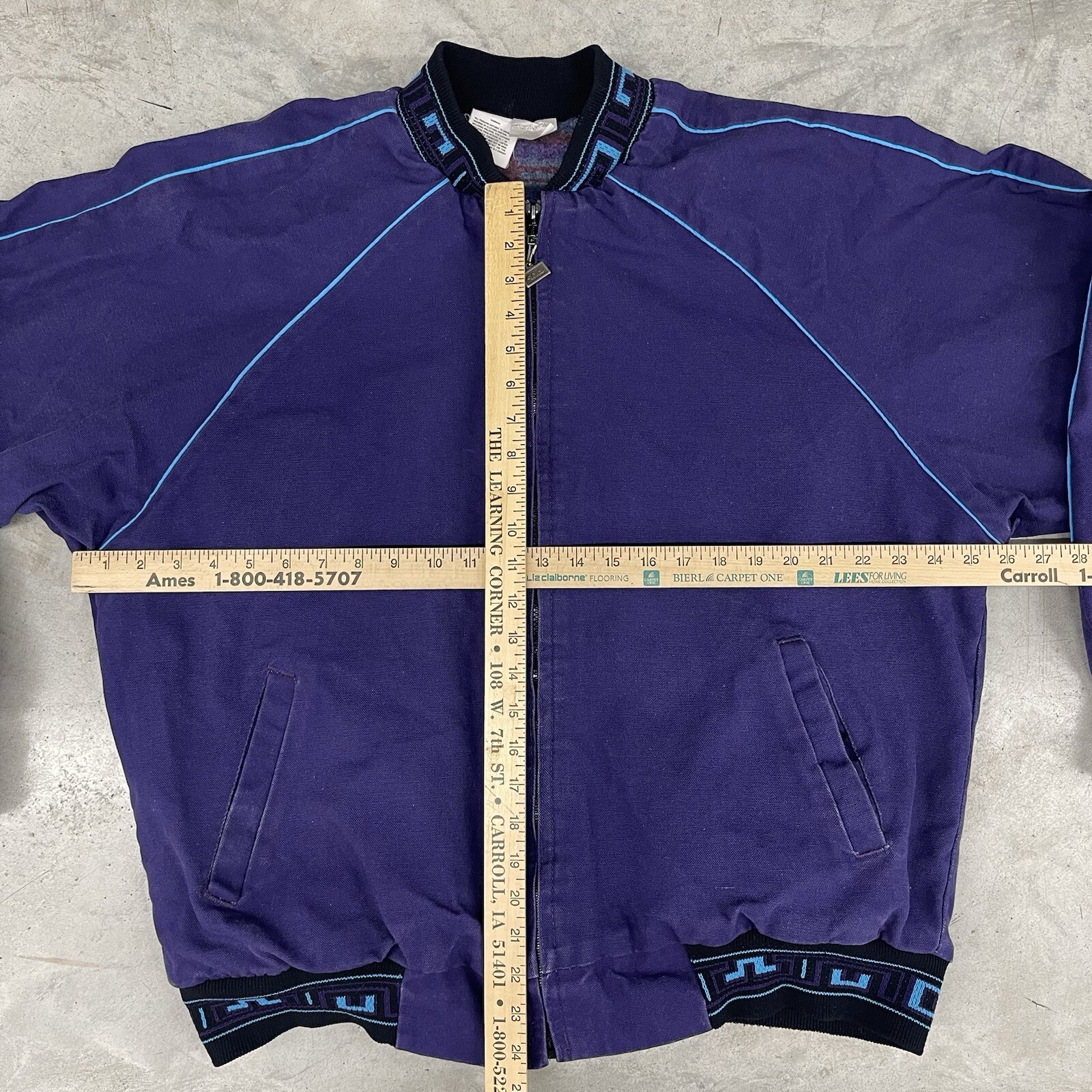 90's USA製 Walls Mountain ダックジャケット パープル Vintage 90s Walls Mountain Navajo Aztec Purple Bomber… - Gem