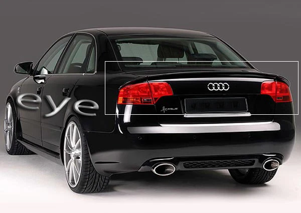 AUDI A4 B7 05 07 3 Piece REAR ROOF SPOILER RS4 S LINE LOOK