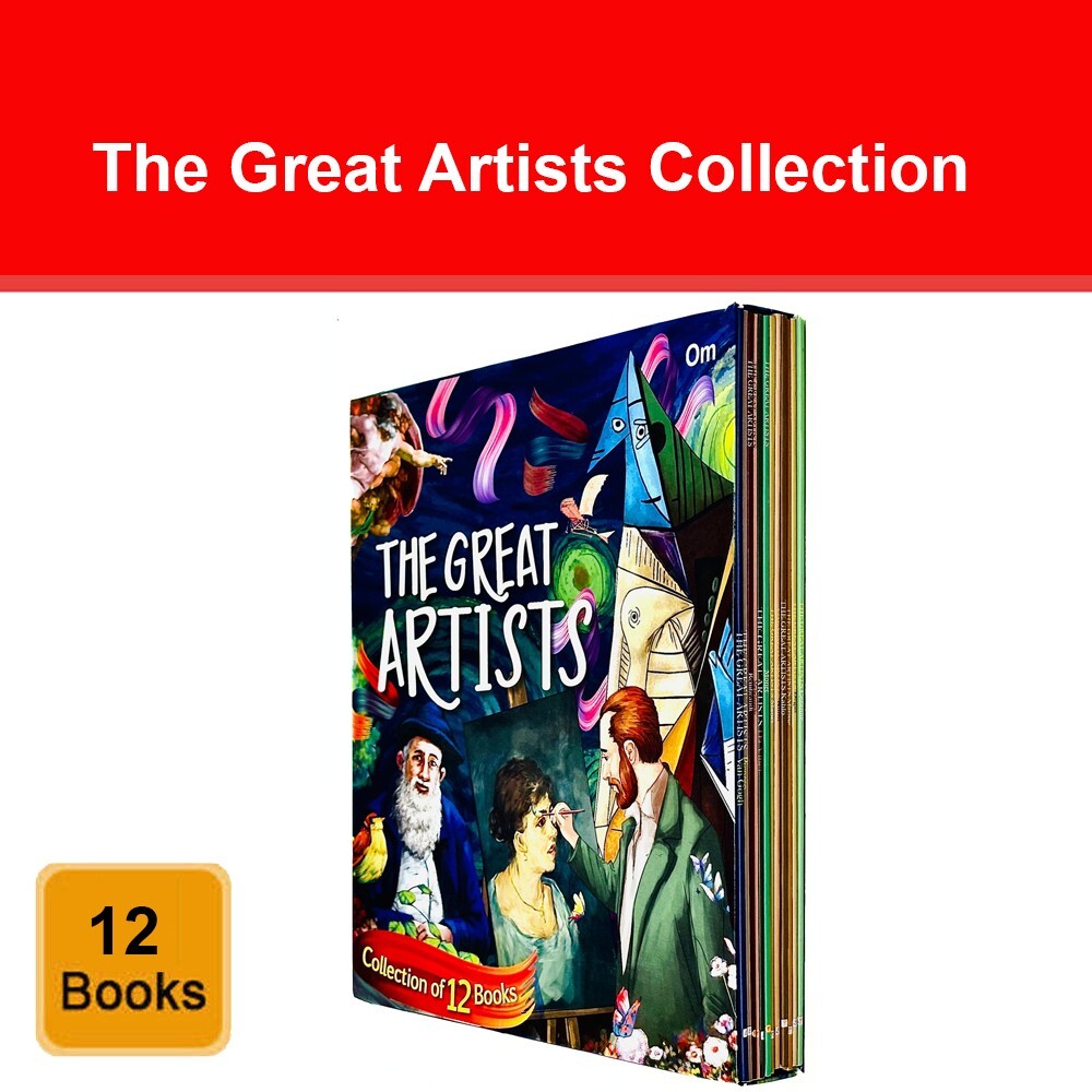 The Great Artists Collection of 12 Books Set Van Gogh, Picasso