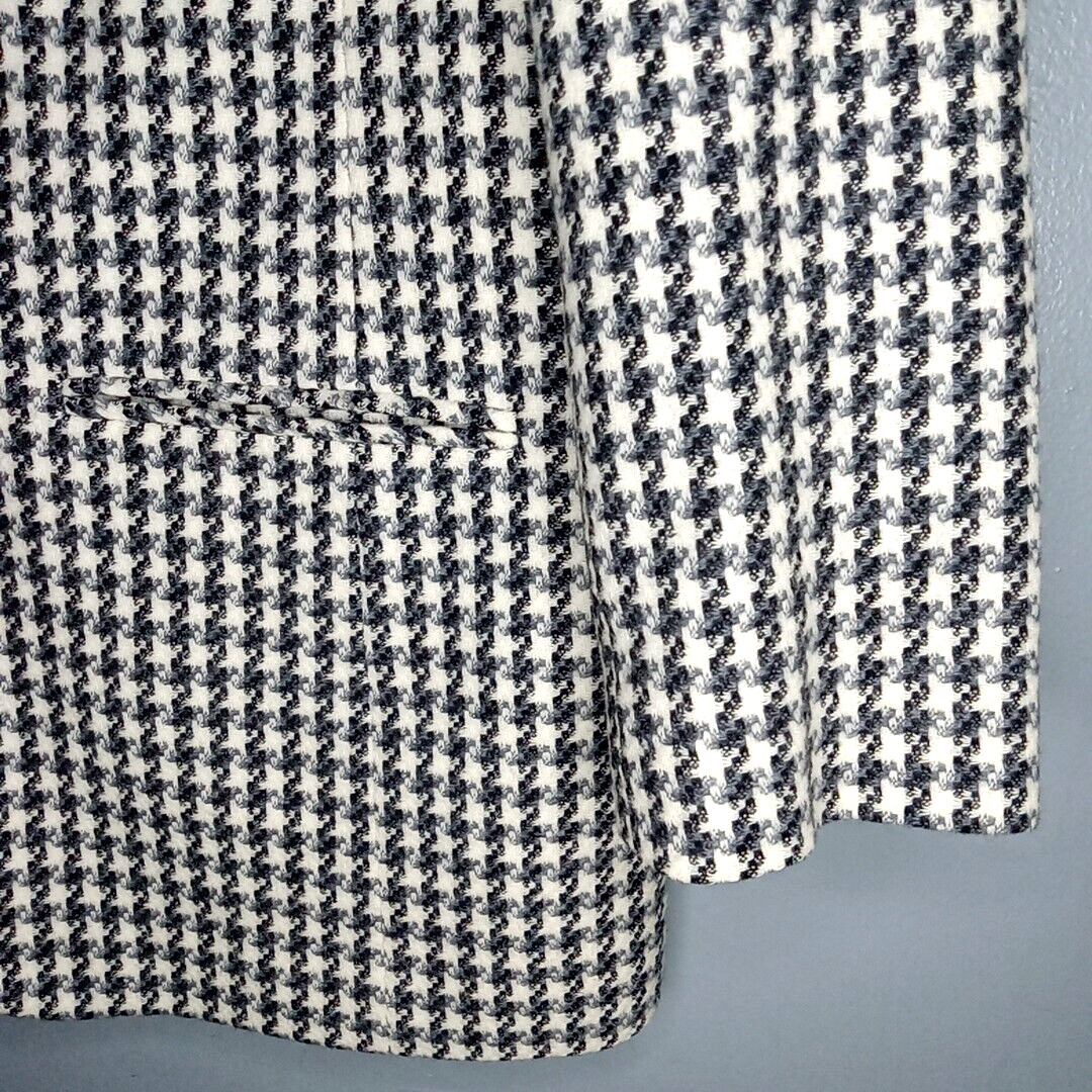 Pendleton Houndstooth Blazer Jacket 100% Wool Wom… - image 8