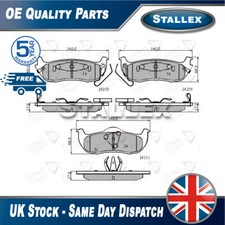 Adatto per Jeep Grand Cherokee Commander + altri modelli set pastiglie freno stallex posteriore