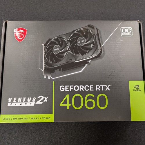 GeForce RTX 4060 VENTUS 2X BLACK 8G OC BOX ONLY
