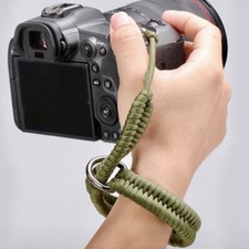 Kamera Handschlaufe Nylon geflochten olive 50...