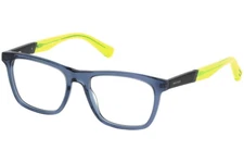 Diesel DL 5310 090 Blue Crystal Plastic Optical Eyeglasses Frame 53-18-145 RX