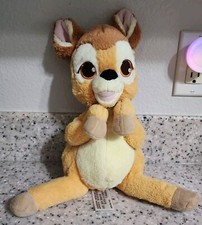 Disney Parks Exclusive Sitting Baby Bambi Plush Stuffed 12" Fawn, Deer
