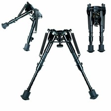 Bipiede fucile caccia ritorno molla regolabile da 6" a 9" a 13" -imbracatura supporto girevole