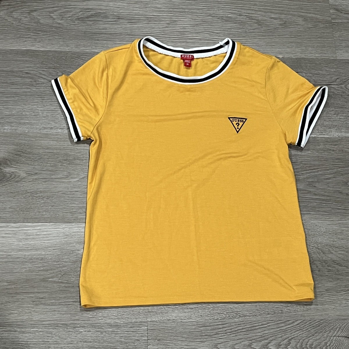 yellow guess top
