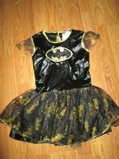 Girls BATGIRL HALLOWEEN COSTUME sz M Md Med