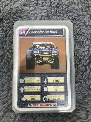 Ace Trumps Motorsport Spielkarten
