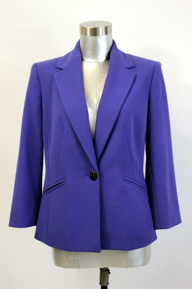 kasper purple blazer