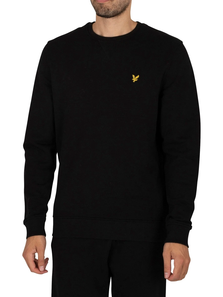 Lyle and scott store sweatshirt black