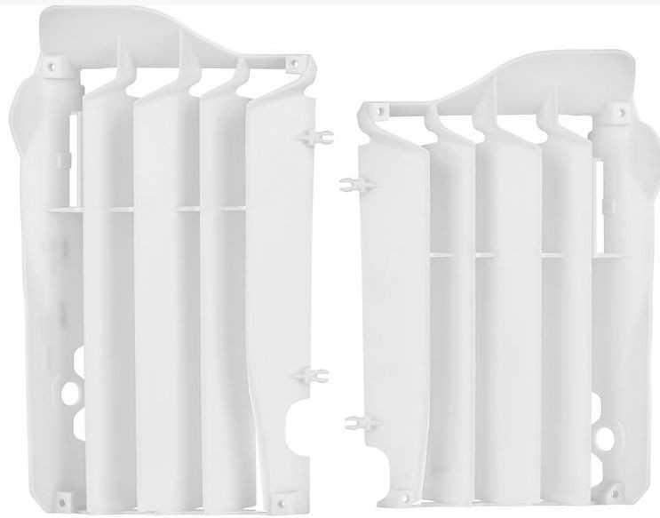 Cache radiateur Polisport blanc pour moto Honda CRF250R 2014-2015