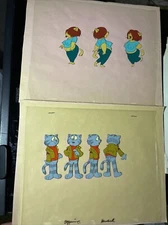 FRITZ THE CAT animation Cel MODEL CELS 1974 Ralph Bakshi production Art I18