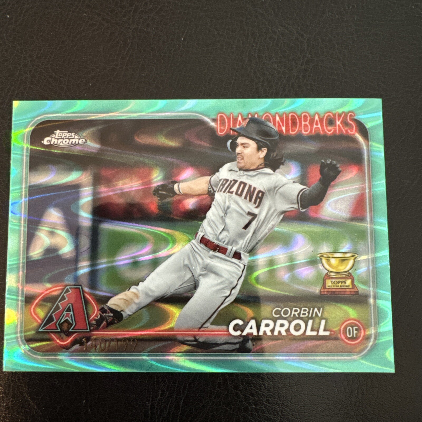 2024 Topps Chrome - Aqua Refractor #267 Corbin Carroll /199