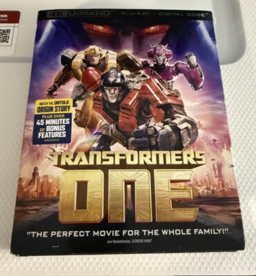 Transformers One (4K UHD Blu-Ray) Brand New w/ Slipcover!!!!!