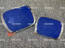 Genuine Style 2pcs Blue Civic Sedan Front Rear Emblem Badge 2006-2015 Genuine Style 2pcs Blue Civic Sedan Front Rear Emblem Badge 2006-2015