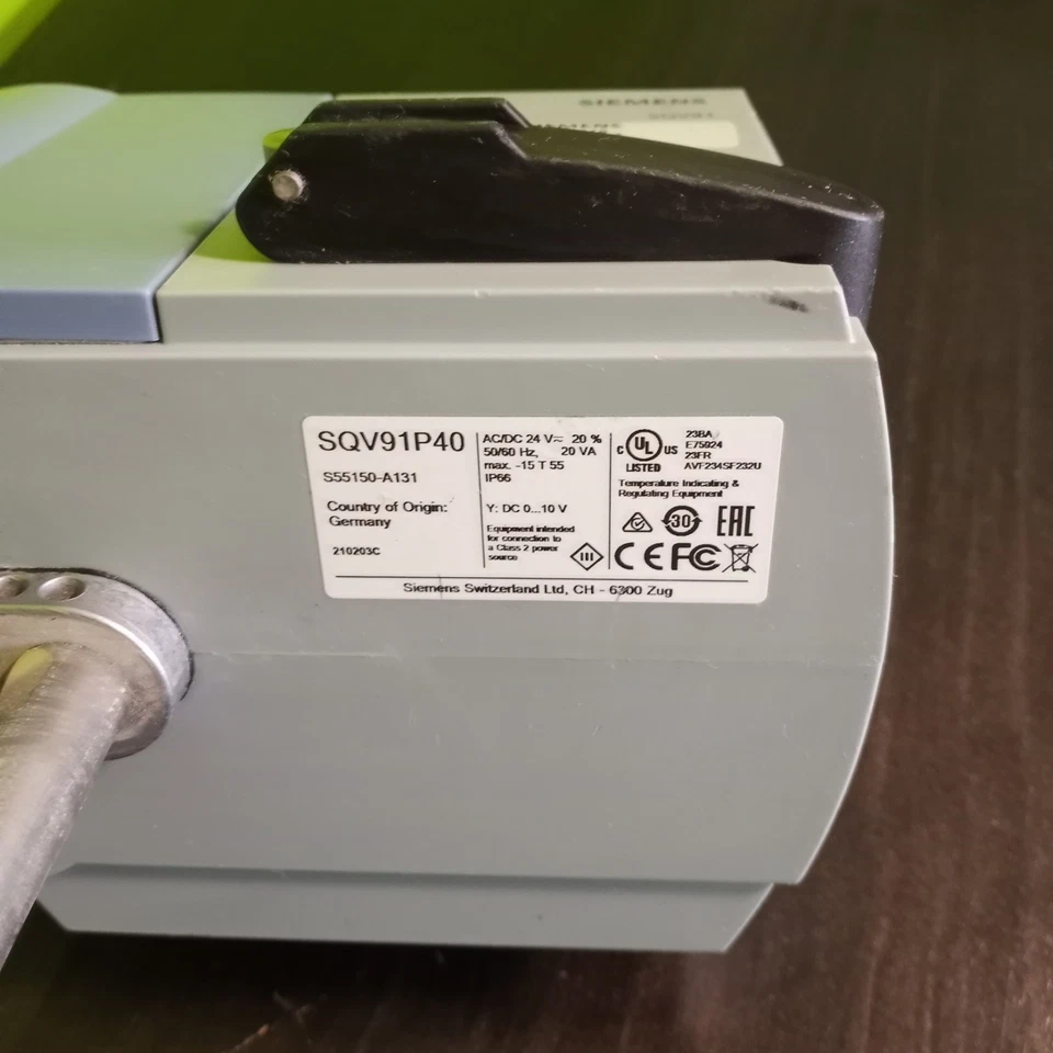 Siemens Electromotoric Actuator/ SQV91P40 - Image 4 of 4
