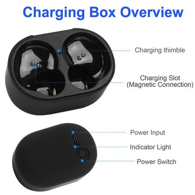 TWS True Wireless V4.2 Earbuds IPX4 In-ear Stereo Earphone Hands-free Deep Bass 