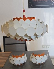 Doria Lampe 70er Jahre mit 2 Wand Lampen