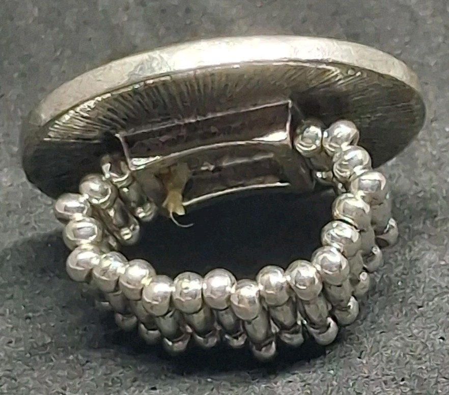 Steampunk Gear Statement Ring With Stretch Band I… - image 3