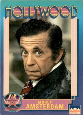 Starline Hollywood Walk of Fame Trading Card - #129 Morey Amsterdam