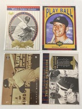 MICKEY MANTLE yankees LOT (4) dif UD World Series Heroes Playball (B-72)