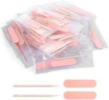 40 Pack Mini Nail File Disposable Manicure Kit Individually