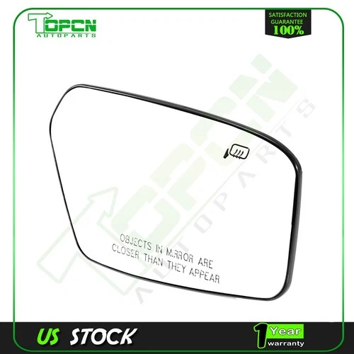 For 2006-10 Ford FUSION Mirror Heated Chrome CONVEX+W Glass(Passenger)Side