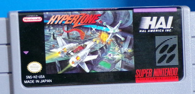 HyperZone Super Nintendo Entertainment System 1991 SNES Authentic Loose TESTED