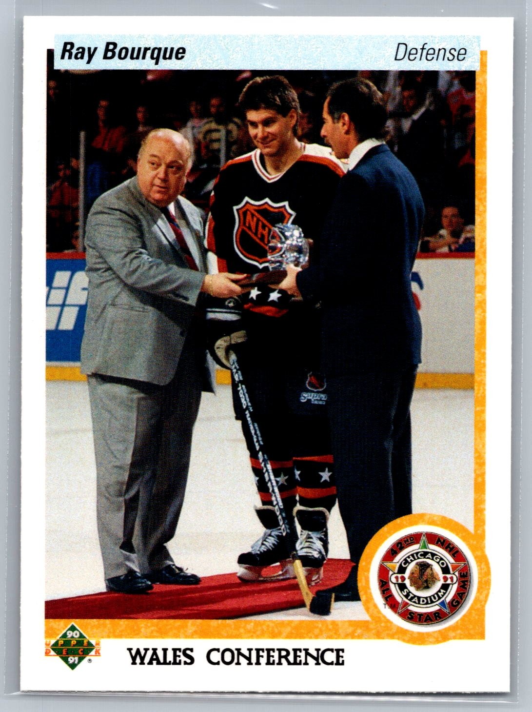 1990-91 Upper Deck #489 Ray Bourque Boston Bruins