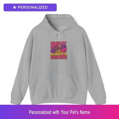 Custom Shih Tzu Pet Lover Hoodie Personalized Name Pullover Sweatshirt